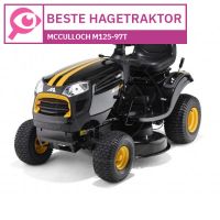 
							
								McCulloch M125-97T
								
									- Beste hagetraktor
								
							
						