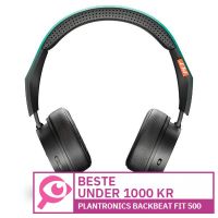 
							
								Plantronics BackBeat Fit 500
								
									- Beste on-ear-hodetelefoner til under 1000 kroner
								
							
						