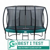 
							
								Salta First Class 427 cm
								
									- Beste trampoline i mellomklassen
								
							
						